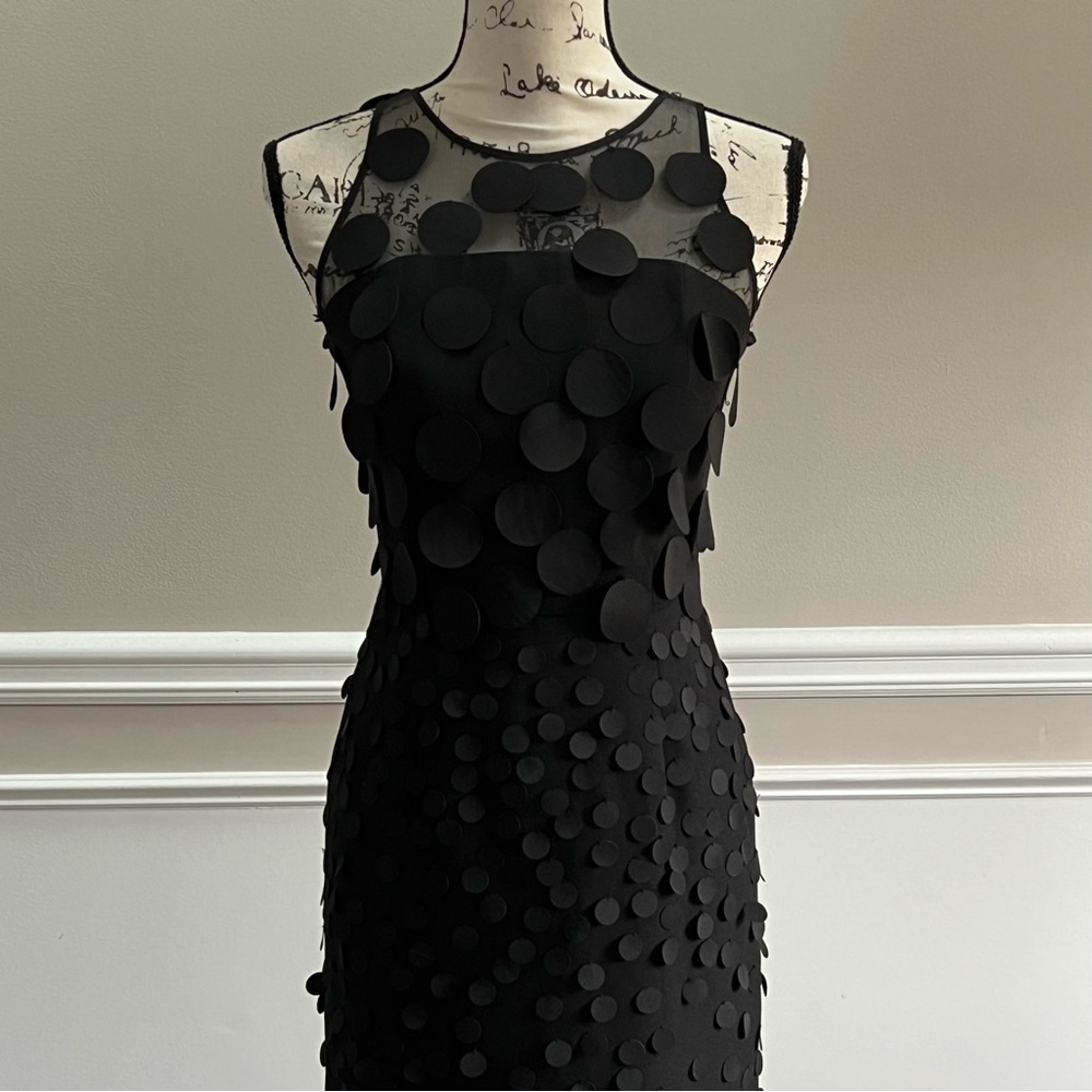 Maeve black dots cocktail dress.  Size 0.